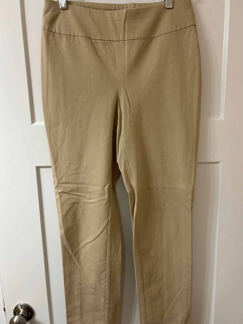 Chico's Fabulously Slimming Beige Knit Pants